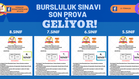 Türkçe Öğretmenleri Ailesi Bursluluk Denemesi