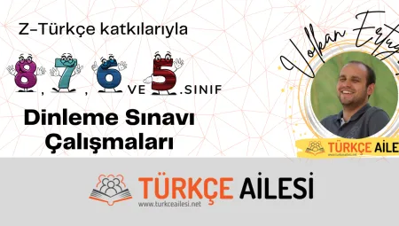 2023-2024 Eğitim Öğretim Yılı Dinleme Sınavı Örnekleri