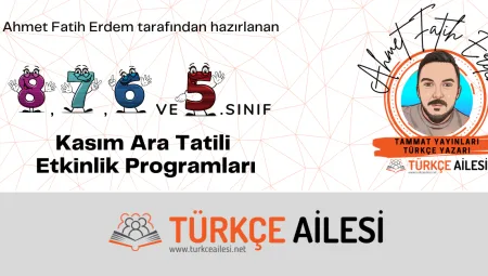 Kasım Ara Tatili Etkinlik Programları
